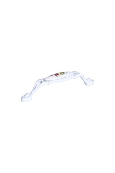 Porcellana Perla Porselen Kulp Dolap Çekmece Mobilya Mutfak Çocuk Kulbu Zümrüt 96mm-beyaz-stk101