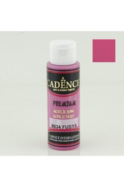 Cadence Boya 9034 Fuşya - Premium Akrilik 70ml
