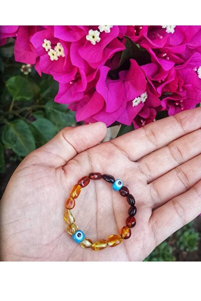 Natural Jewelleryy سوار العنبر للأطفال - معتمد