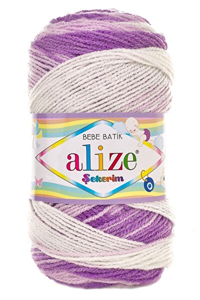 Alize Şekerim Bebe Batik 7254 Örgü İpi