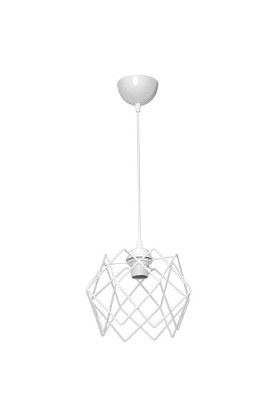 Gloria White Single Pendant Lamp - Marie