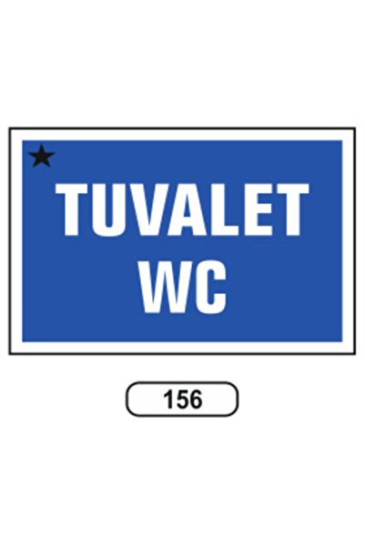 ERGÜNDOĞDU Tuvalet Wc Uyarı Ikaz Levhası