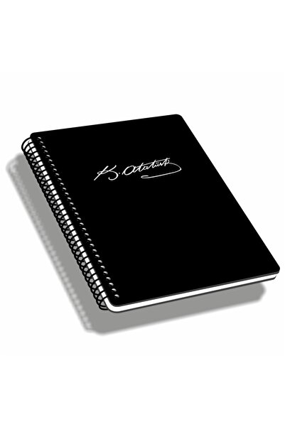 HEDMAR Mustafa Kemal Atatürk Imzalı Ahşap Defter