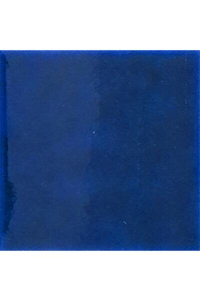 Genel Markalar 20x20 Cm Türkmen Yildizi Kobalt Düz Mavi Seramik Karo