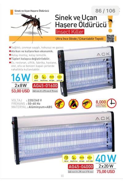 ACK Ultralight Ack Sinek Ve Ucan Haşere Öldürücü