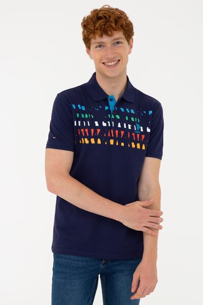 U.S. Polo Assn. Men's Slim Fit T-shirt1226307 Luke 033 Navy Blue