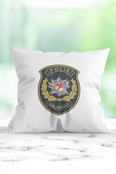 WixelArt Polis Özel Harekat Baskılı Yastık