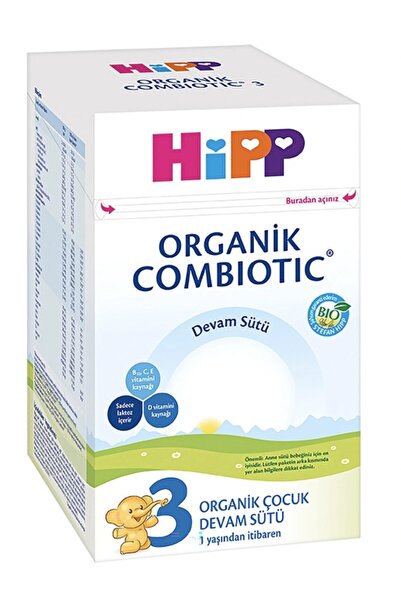 Hipp 3 Organik Combiotic Bebek Sütü 800 gr