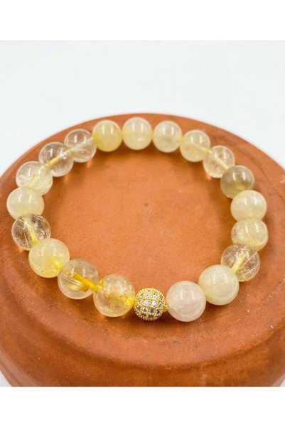 Mucize Taş Citrine Bracelet 10 mm