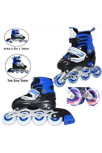 berattoys Illuminated Skating Practice Silicone Wheel with Metal Body and Adjustable Number 38/43