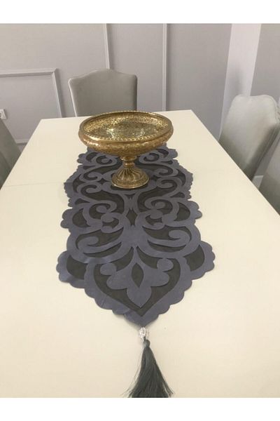 NURHAN HOME COLLECTION Aleer de masă de culoare afumată model Ivy