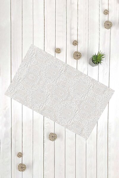 Evsebu Διακοσμητική Πόρτα Αμαλί Χρώματος Κρεμ - Μοντέλο Πασπάσι KOP-1608