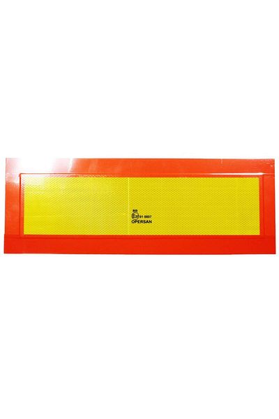 Badem10 Tüvtürk Compatible E37 Reflective Phosphorescent Truck Truck Trailer Tow Truck Back Tape 20 Cm X 56.5 Cm 1 Pair