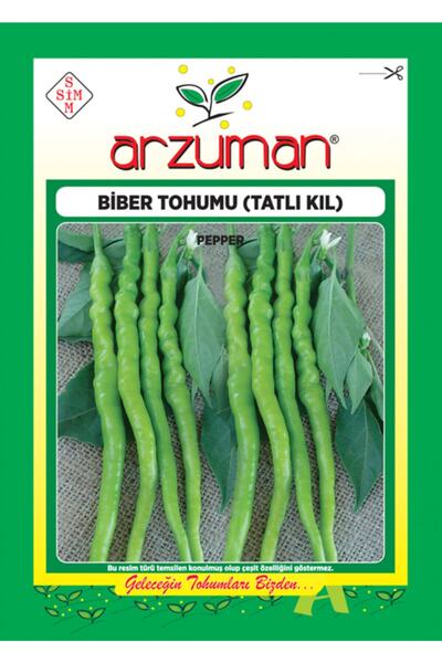 Arzuman Tohum Arzuman Tatlı Kıl Biber Tohumu 10 Gr