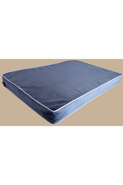 viscopet Visco Padded Double Sided and Zippered Washable Dog Bed L-70x80x10cm