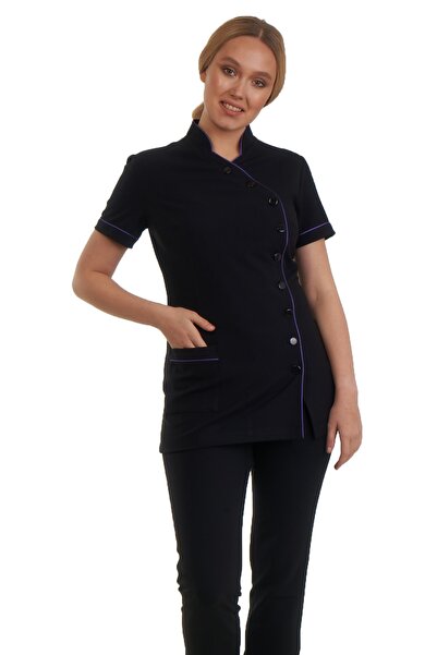 FBC Tekstil 9 Düğmeli Doktor Önlüğü Eczacı Önlüğü Hemşire Önlüğü Estetisyen Ö...