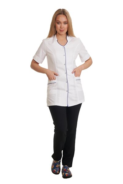 FBC Tekstil Irmak Doktor Önlüğü Eczacı Önlüğü Hemşire Önlüğü Estetisyen Önlüğü Kısa Kol Kadın Önlük