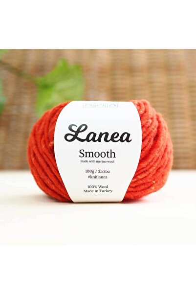 Lanea Smooth Merino Yün Ip / 33 Turuncu Kırçıllı