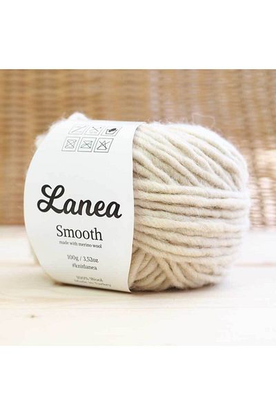 Lanea Smooth Merino Wool Thread / 30 Ecru