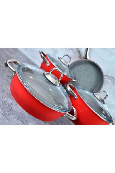 Amboss Star Granite 7 Piece Cookware Set 5mm Sgr-6817