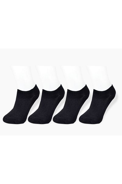 CUBBUX 4 чифта черни дамски къси чорапи