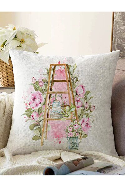 Realhomes زاوية زهرة تصميم مخصص الرقمية المطبوعة الزخرفية راشيل محبوك وسادة ر...