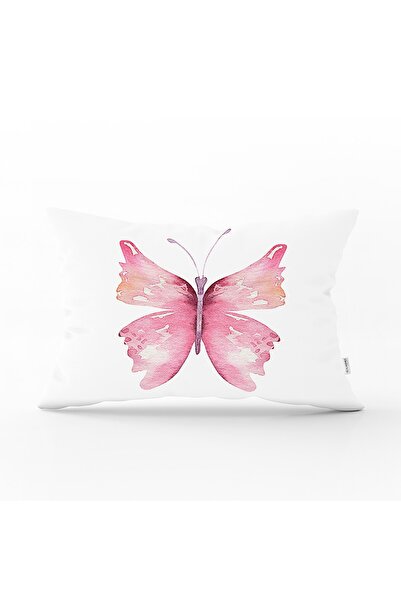 Realhomes Husă de pernă decorativă, dreptunghiulară, imprimată digital, cu de...