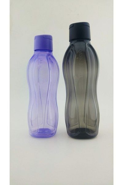 Tupperware Eco Bottle 1 Lt Black And 750 Ml Lilac (new)