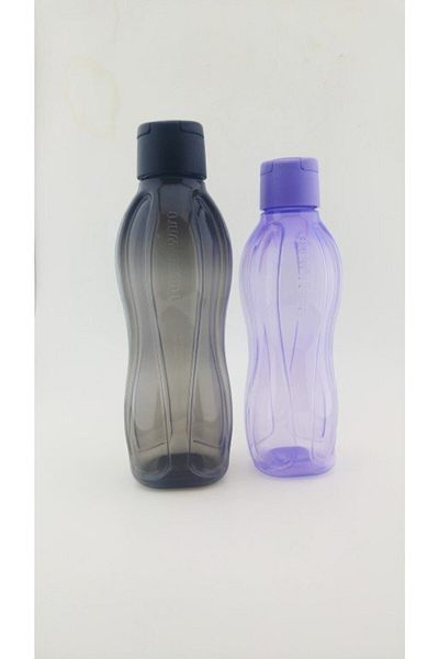 Tupperware Eco Bottle 1 Lt Black And 750 Ml Lilac (new)
