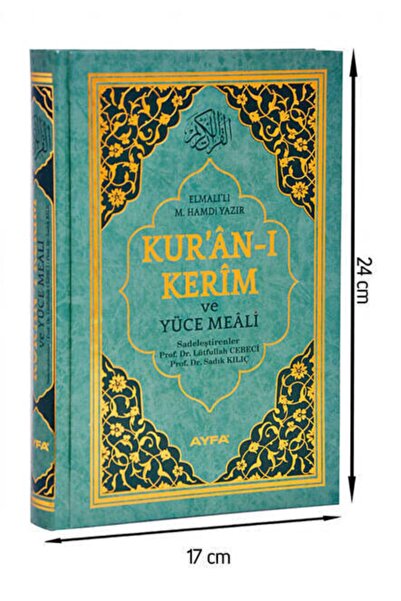 Ayfa Yayıncılık Kuranı Kerim Ve Yüce Meali - Arapça Ve Meal - Orta Boy - - Bi...