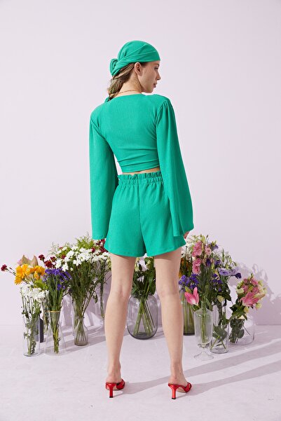 La Sarta Beverly Green Bound Bolero μπροστά