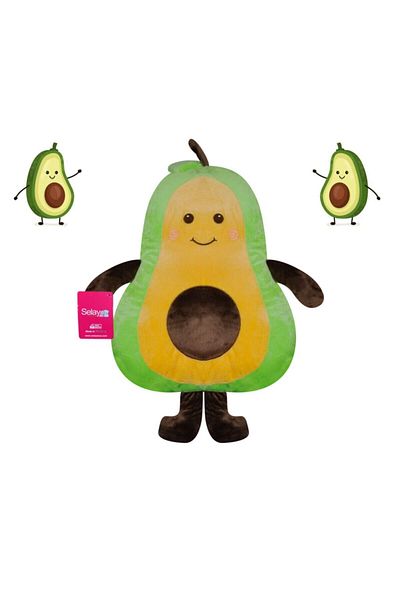 SELAY TOYS Unisex Green Avocado Pillow 45 cm Birthday Gift