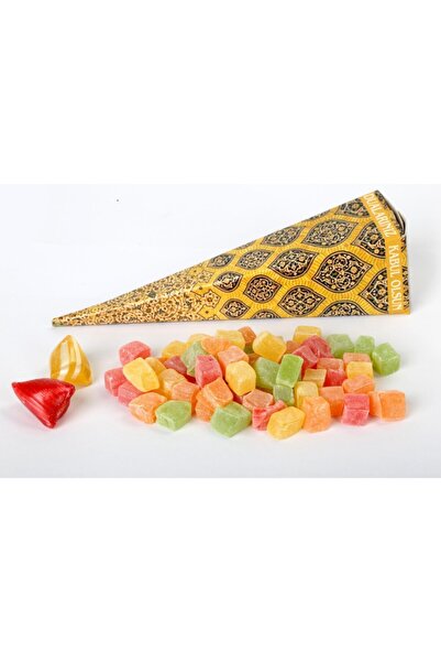 LokumBox Külah Mevlüt Şekeri (sarı Çinili / Kuş Lokumu) 50 Adet