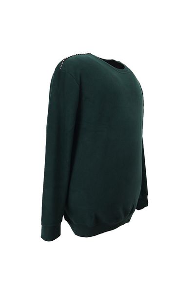 rugatchi Ανδρικό φούτερ Thessaloniki με Oversized - Crew Neck, Πράσινο