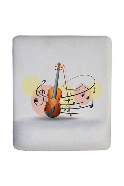 Onartem Mouse Pad muzical cu model de vioara si suport pentru incheietura mainii