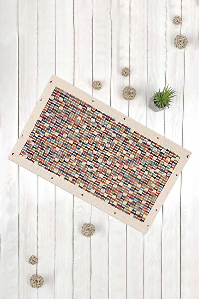 Evsebu Covoraș decorativ multifuncțional pentru ușă cu model de fluturi colorați