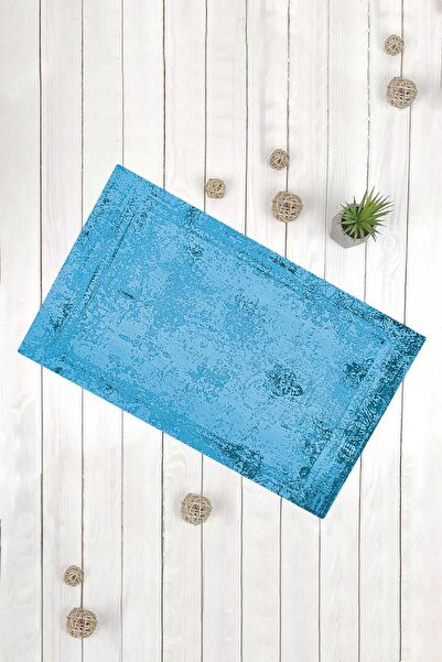 Evsebu Διακοσμητικό χαλάκι πολλαπλών χρήσεων με μοτίβο αντίκες τιρκουάζ