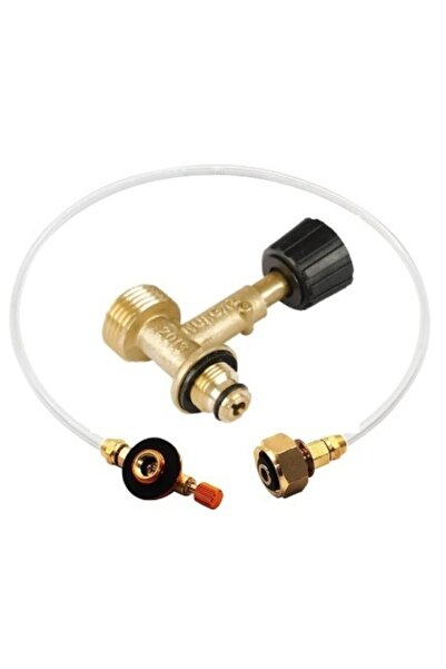 Outdoors Kamp Kartuşu Dolum + Piknik Tüpü Musluğu. Küçük Tüp Için.