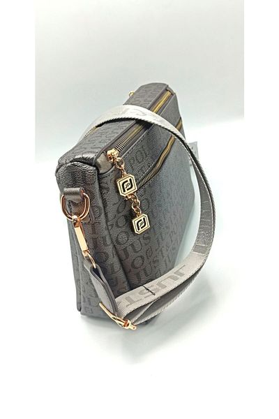 Just Polo Women's Gray Crossbody Bag TM1119