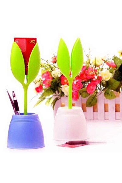 YFHOME Пластиковий пенал з фігуркою тюльпана, картка, настільний органайзер д...