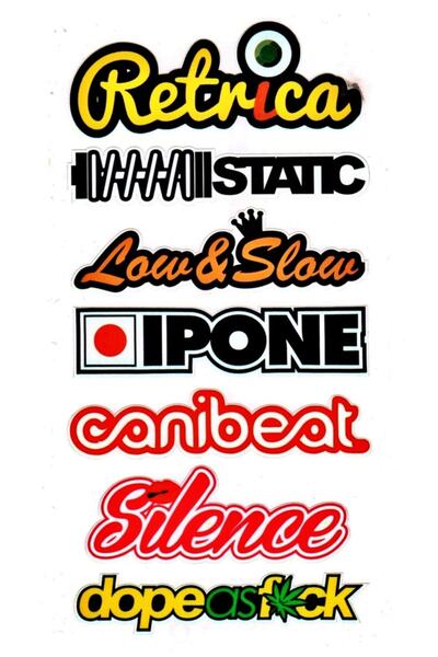 BsElektronik Retrica - Ipone - Static - Sticker Colorful 1st Class Quality Mu...