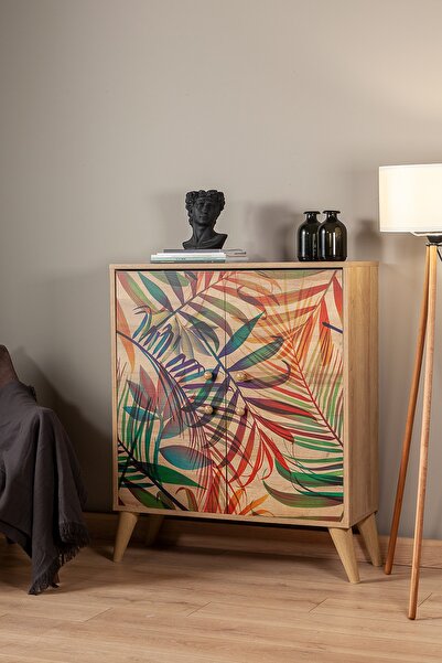 SANDALİE Ricky Mix / 4 Raflı 4 Kapaklı Çok Amaçlı Mutfak Dolabı Banyo Dolabı ...