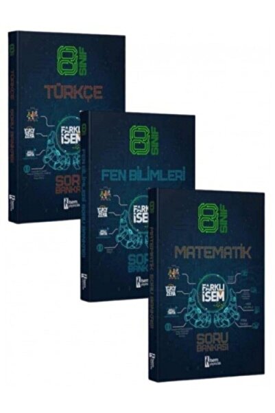 İsem Yayıncılık Isem Yay. Lgs 8. Sınıf Farklı Isem Güncel Türkçe Matematik Fe...