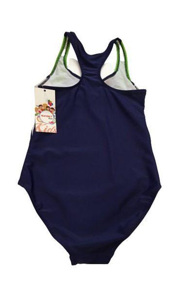 Sunset Navy Blue Girls Swimsuit