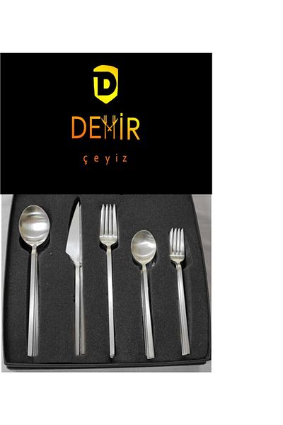 DMR LİFE طقم ملاعق سادة لـ 6 أشخاص - 30 قطعة، بدون سكاكين