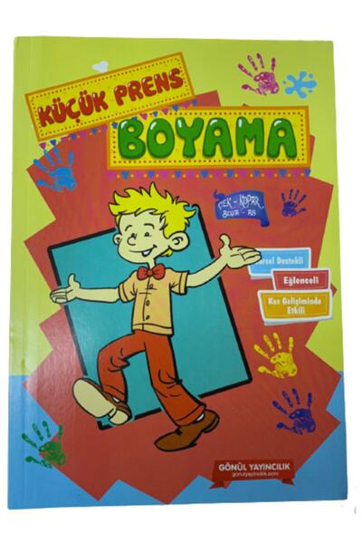 GÖNÜL YAYINCILIK The Little Prince Czech Pluck Coloring Book Yellow