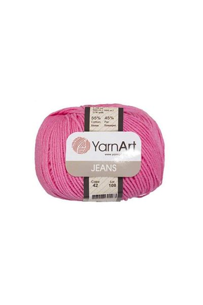 Yarnart Τζιν 42 / Σκούρο Ροζ