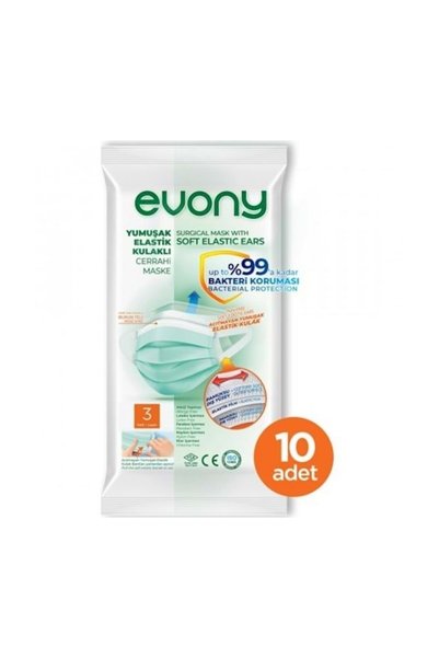 Evony CERRAHİ MASKE