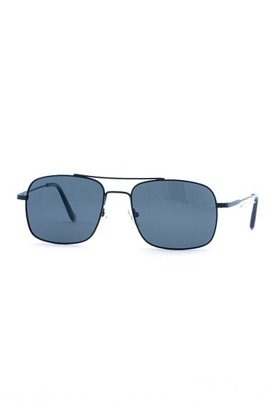 Toms Teddy Black Metal Polarized Sunglasses - UV Tt1052c108m