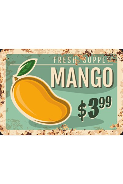 Hayat Poster Mango Kitchen Posters-14 Retro Wooden Poster